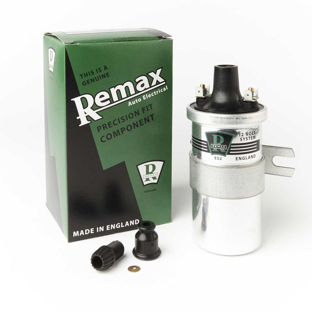 Remax ES2 Ignition coil – replaces Lucas DLB100 – 12 V, standard, Acorn Nut