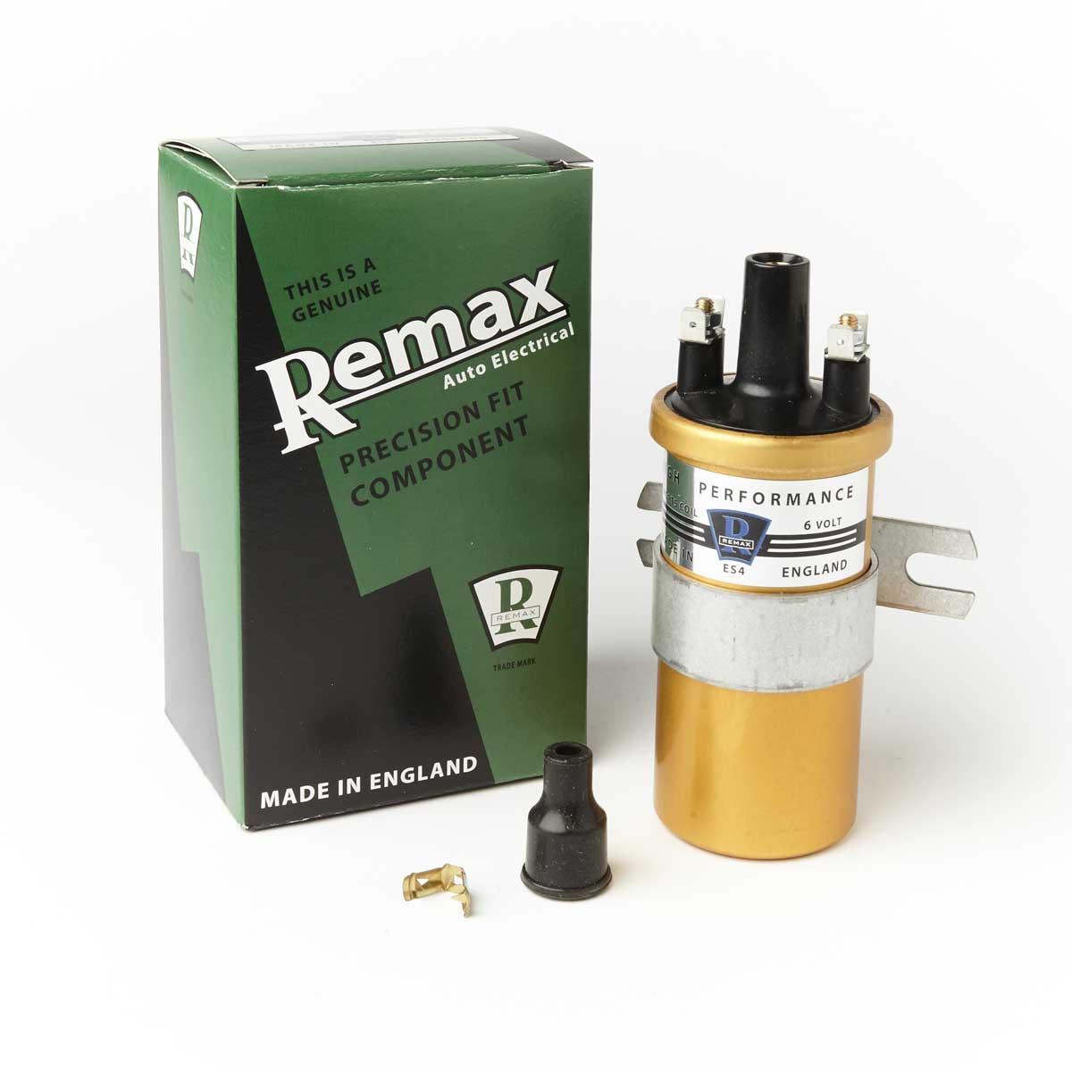 Remax ES4 Ignition coil – replaces Lucas DLB112 – 6 V, sports, Push In