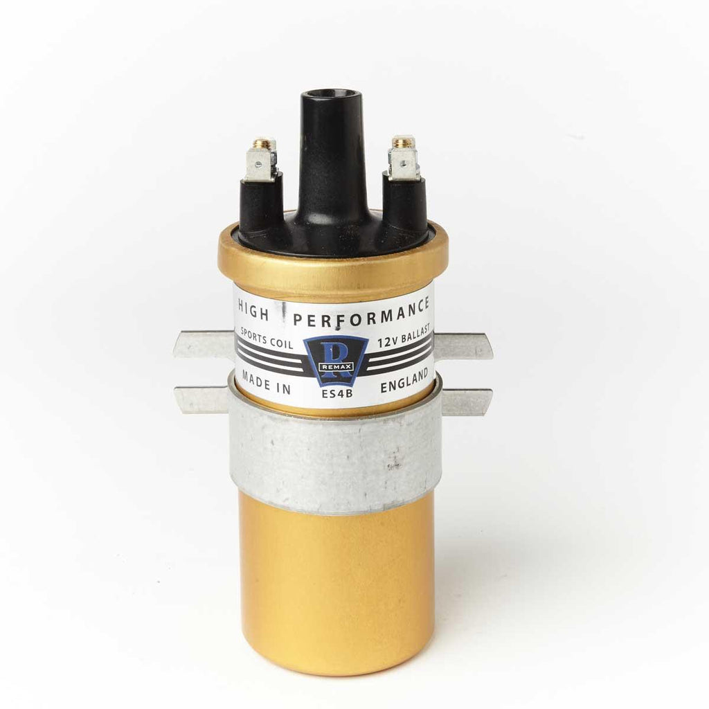 Remax ES4B Ignition coil – replaces Lucas DLB110 – 12 V, sports, ballast ignition, Push In