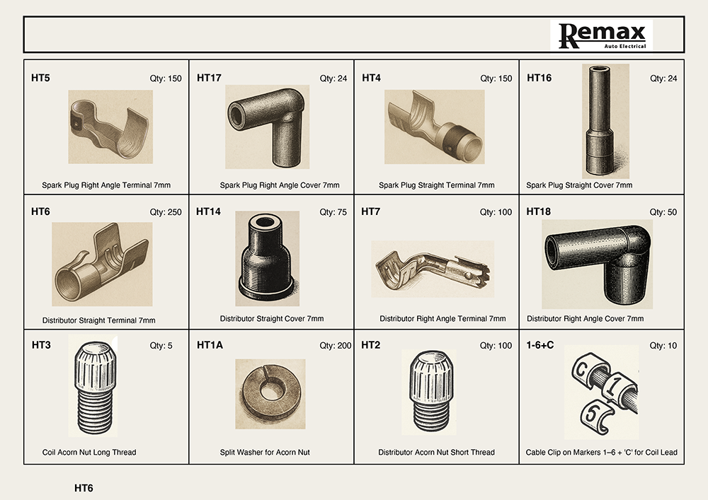Remax MK1 Ignition lead assembly kit – 7mm